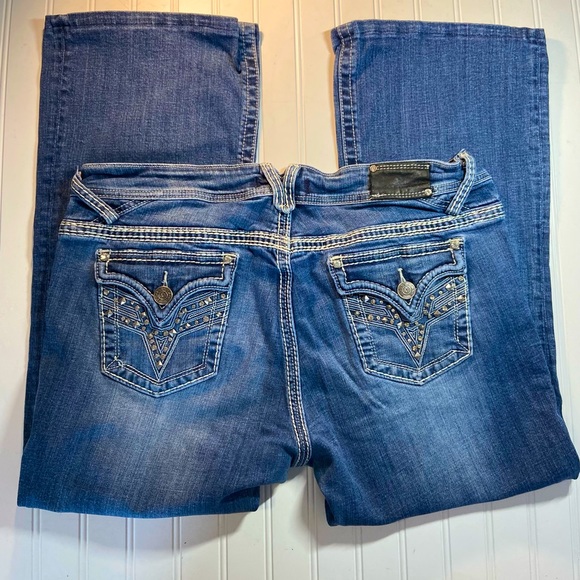 Vigoss Women’s Size 3X bootcut Blue Jeans Pre-owned very good condition - Picture 4 of 8